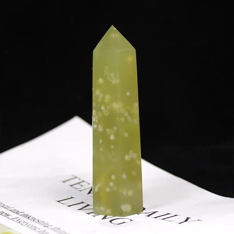 3 Sizes of Green Jade Crystal Tower Bulk