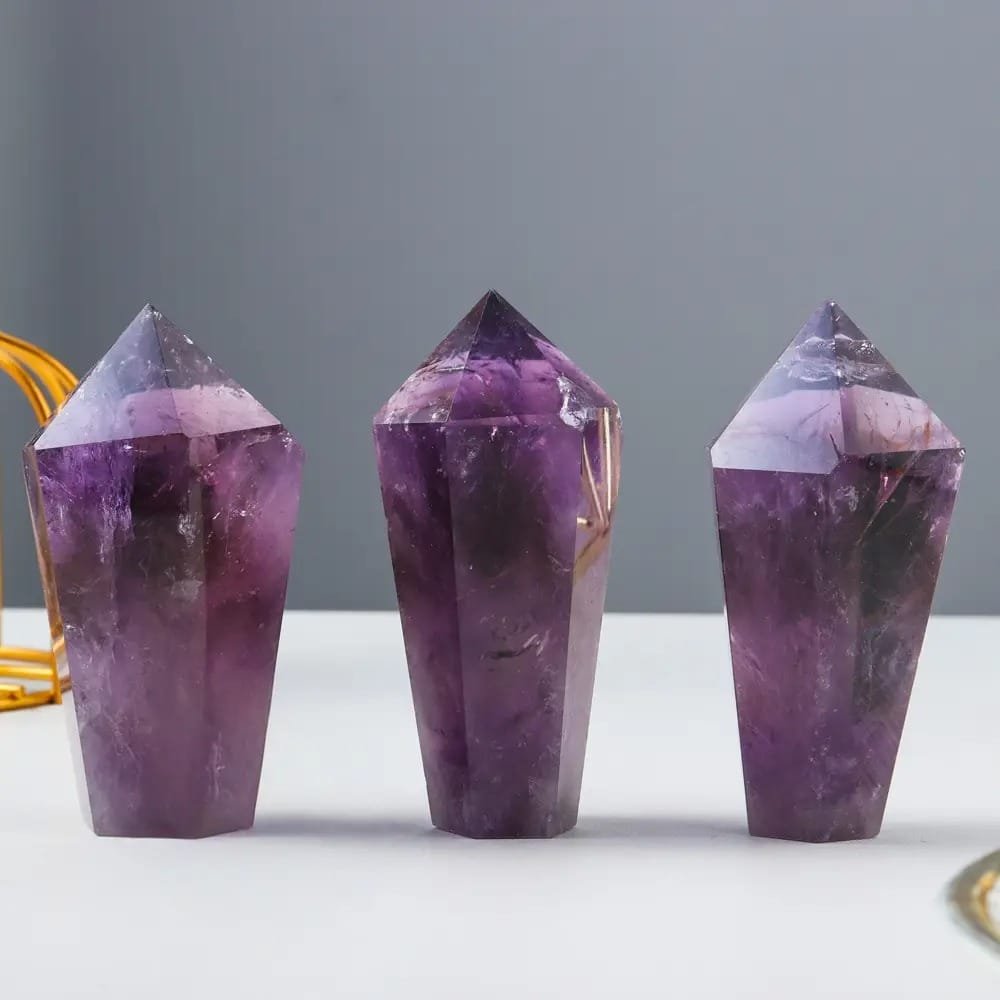 Purple Amethyst Small Crystal Tower Wholesale