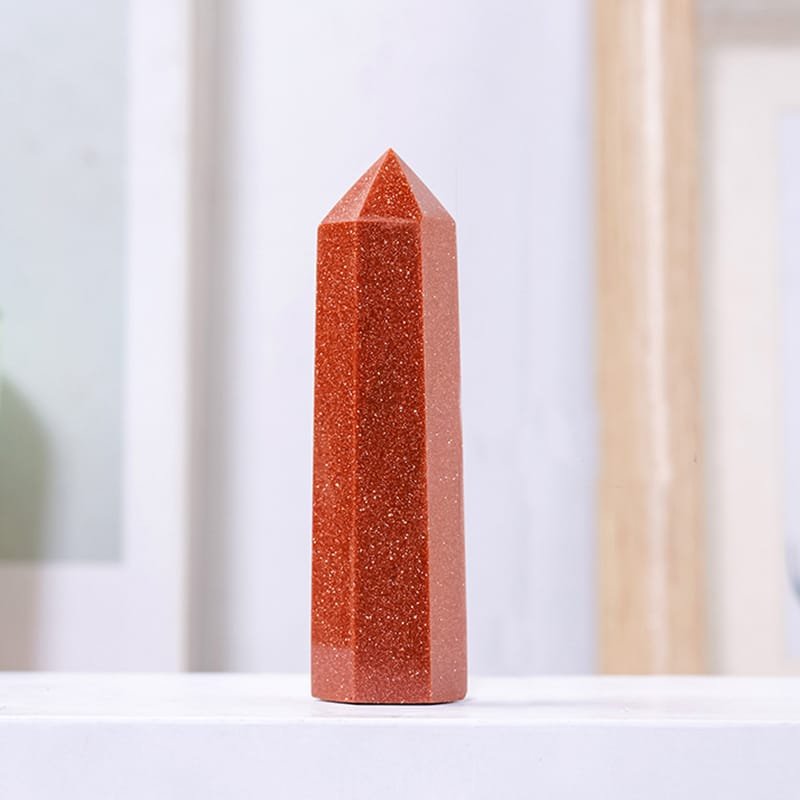 3 Sizes of Red Goldstone Crystal Tower Wholesale