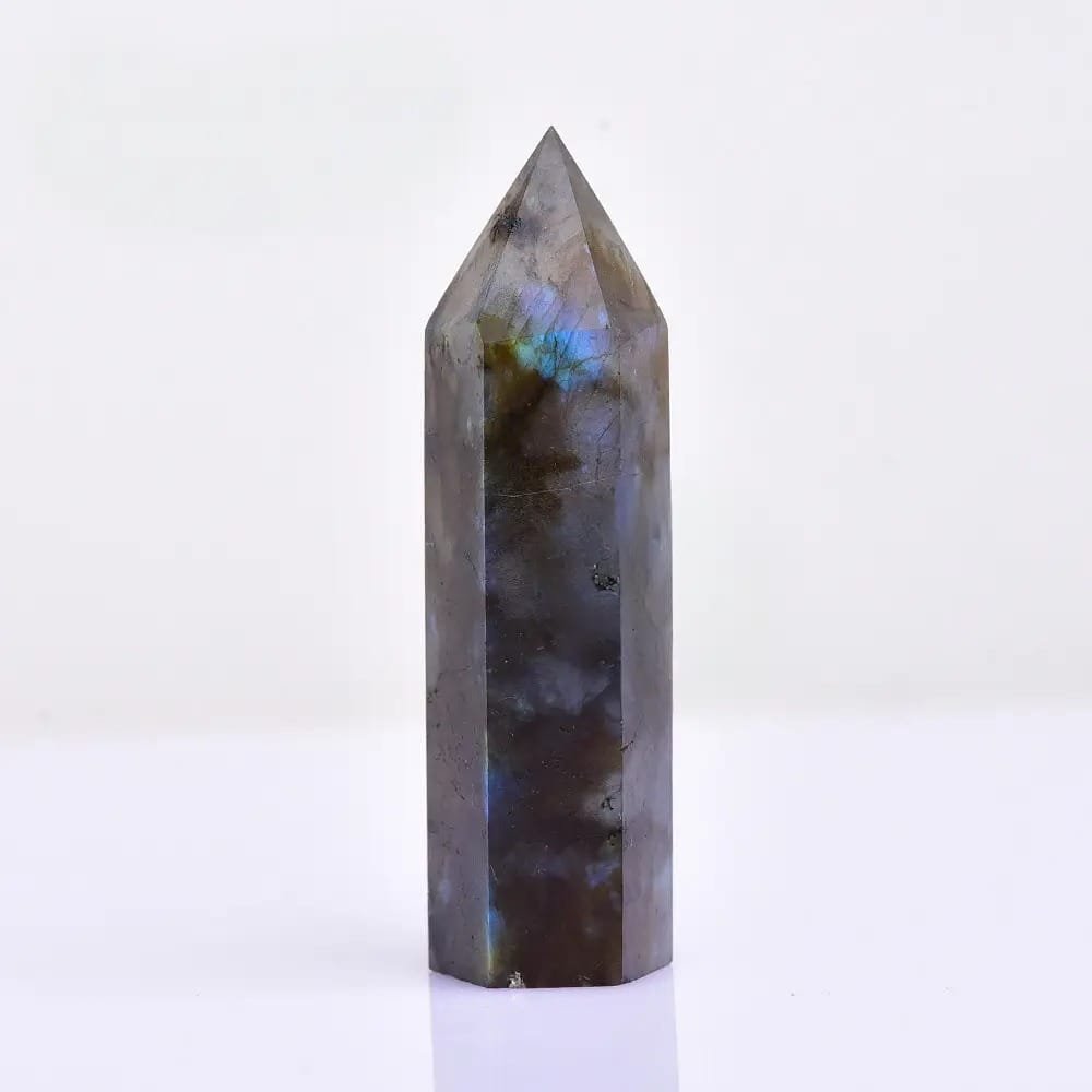 4 Sizes of Gray Labradorite Crystal Tower Bulk