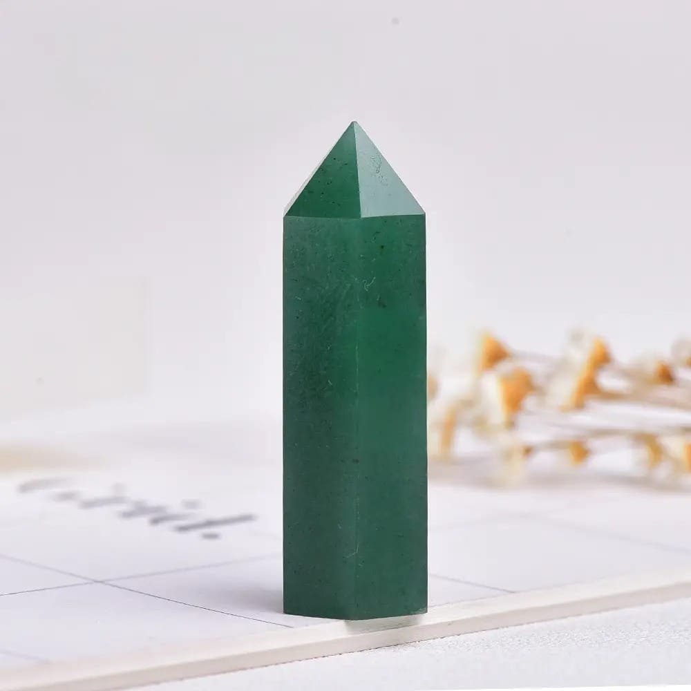 1.57-1.97 in Green Aventurine Tower Size Options Bulk