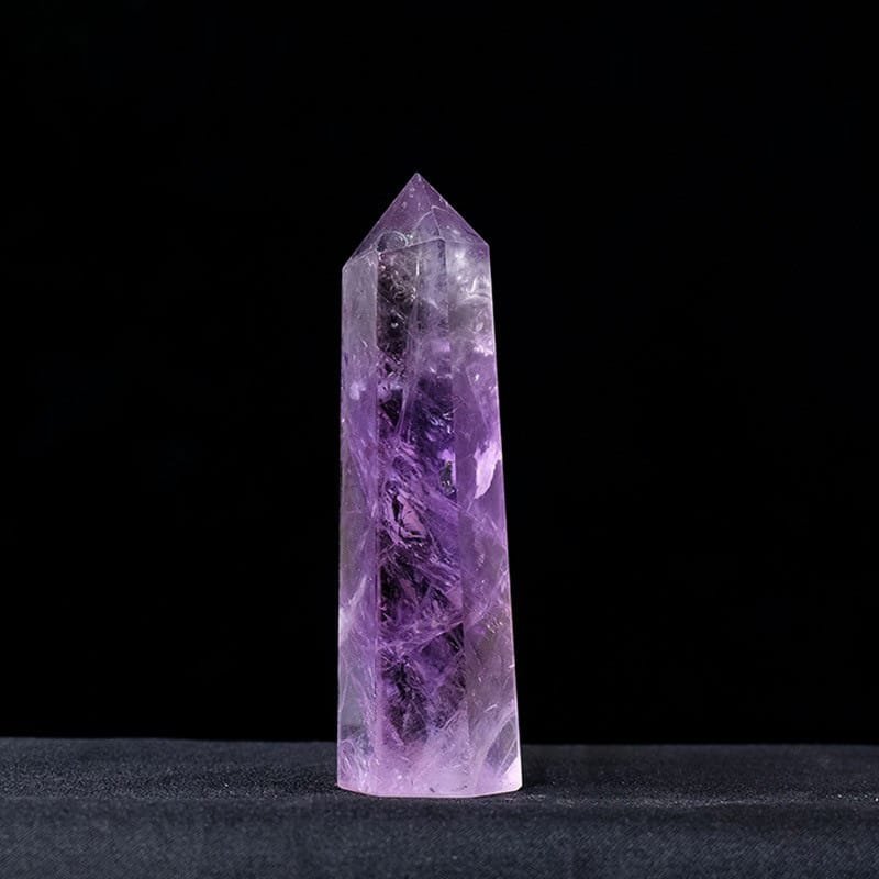 4 Sizes of Purple Brazilian Amethyst Crystal Tower Wholesale