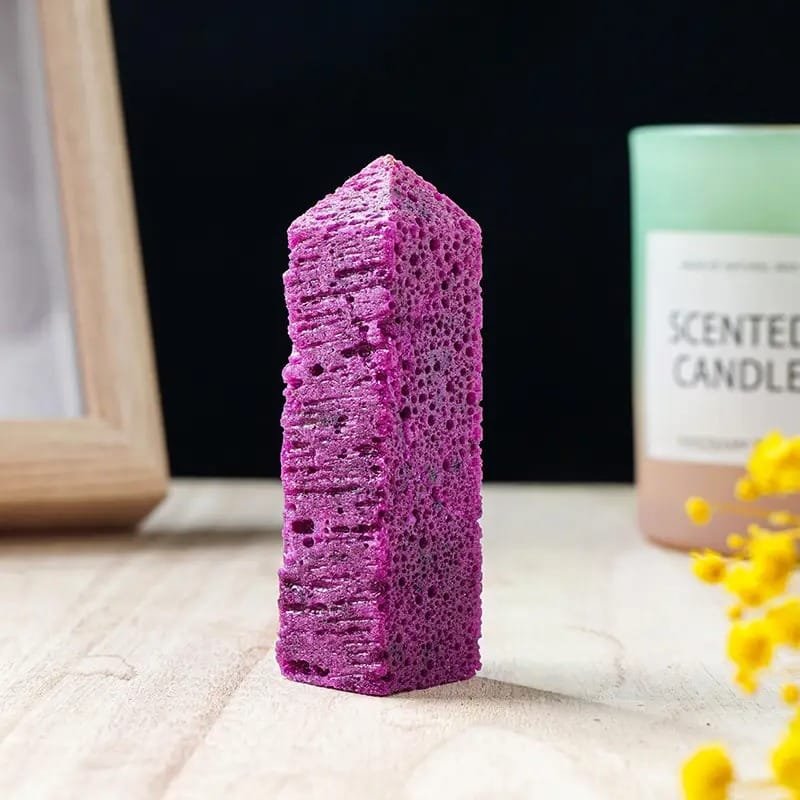 Red Ruby 4-Sided Crystal Tower Wholesale