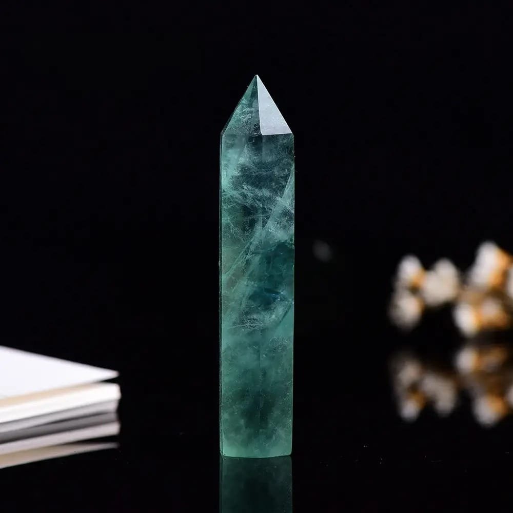 1.57-1.97 in Green Fluorite Tower Size Options Wholesale