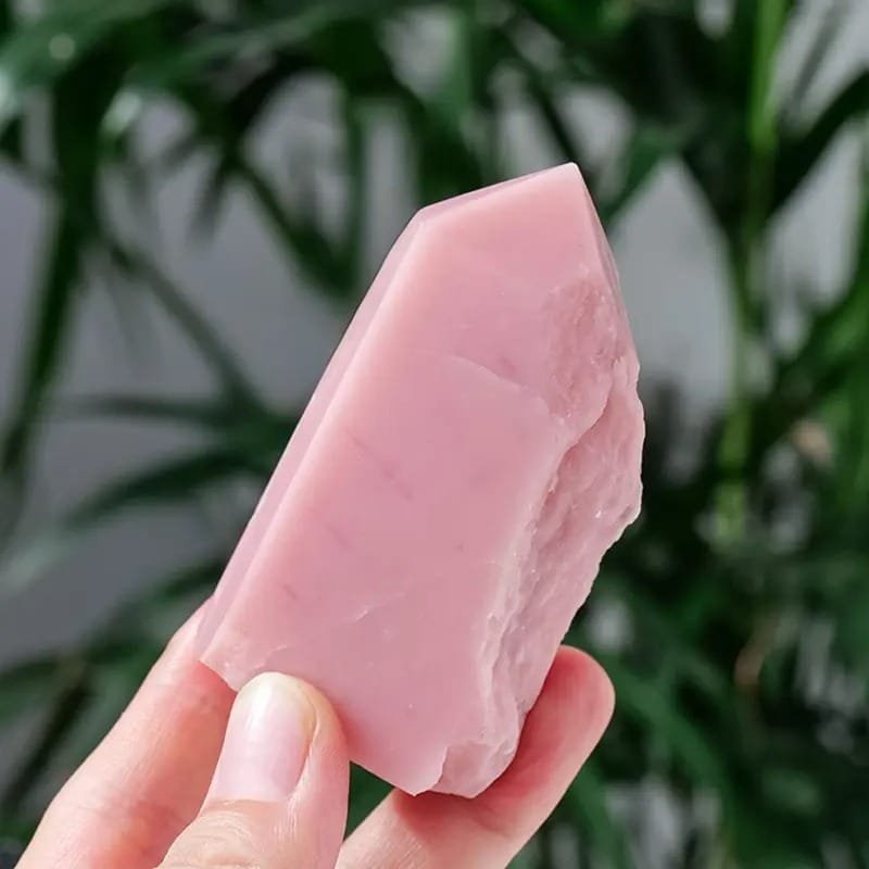 Pink Opal 4-Sided Crystal Tower Wholesale