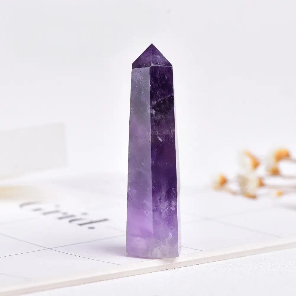 5 Sizes of Purple Uruguayan Amethyst Crystal Tower Wholesale