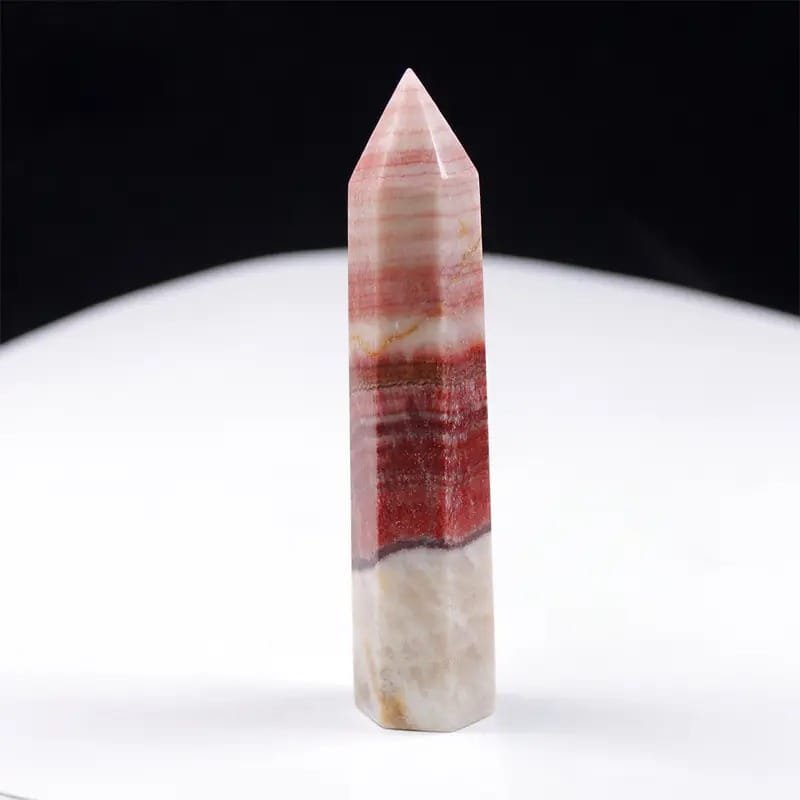 5 Sizes of Red Rhodochrosite Crystal Tower Bulk