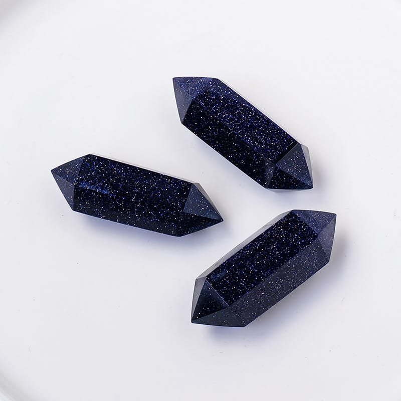 Synthetic Blue Sandstone Double Terminated Point Wholesale 1.77 in (4.5 cm) - 2