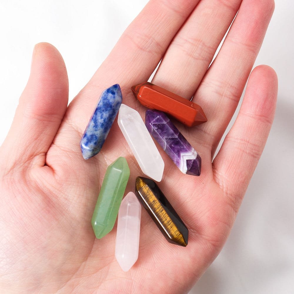 Natural 7-Piece Crystal Tower Set Wholesale - 2
