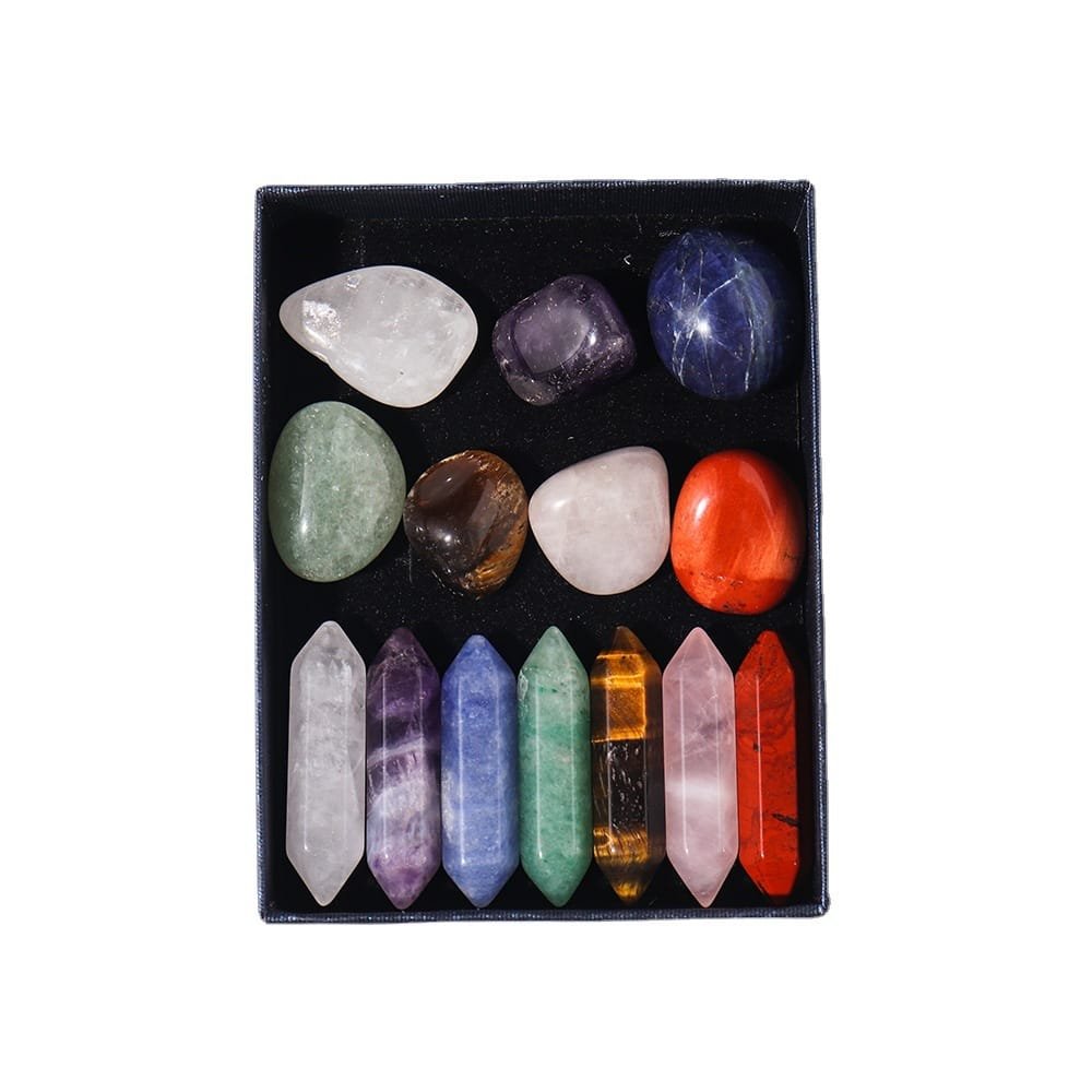Natural 7-Piece Crystal Tower Set Wholesale - 3