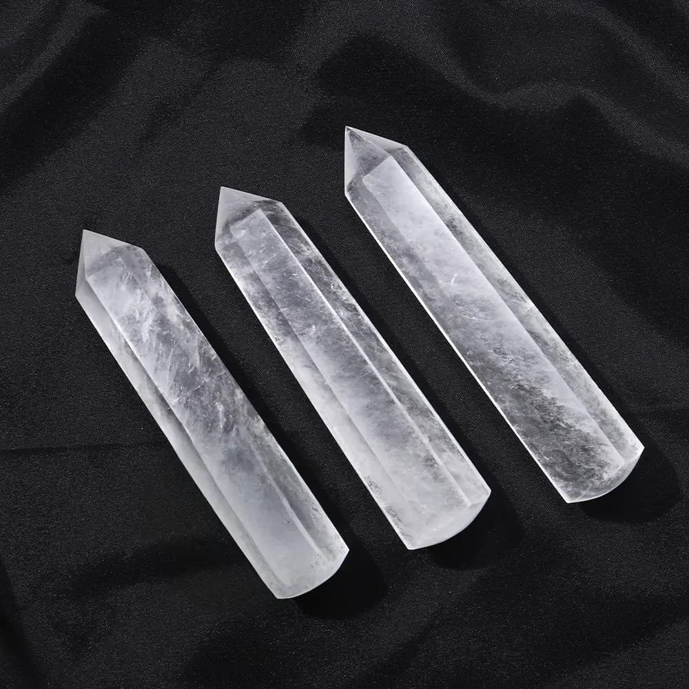 Natural Clear Quartz Tower Wholesale 4.13 in (10.5 cm) - 1