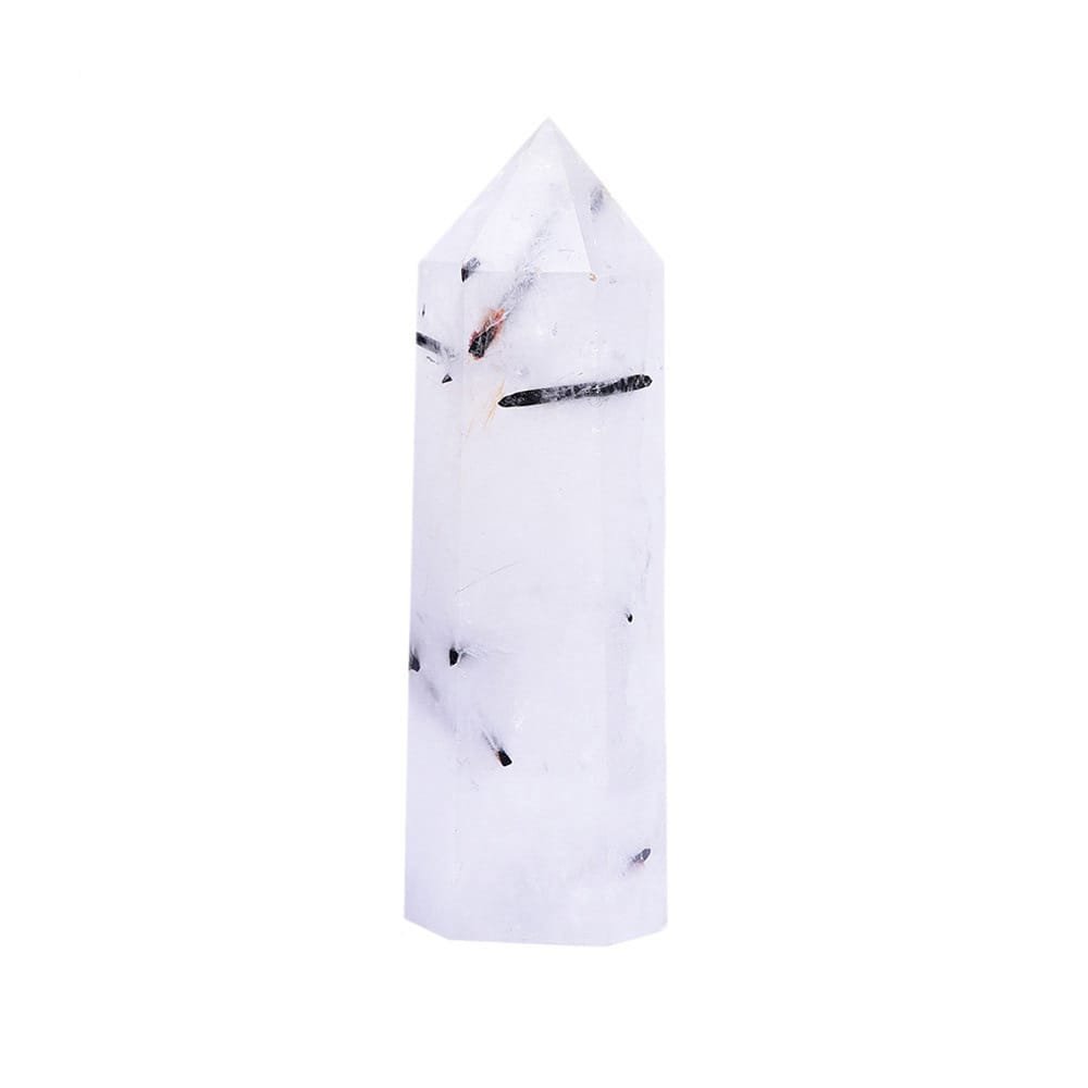 Tourmalinated Quartz Tower 3.94 in
