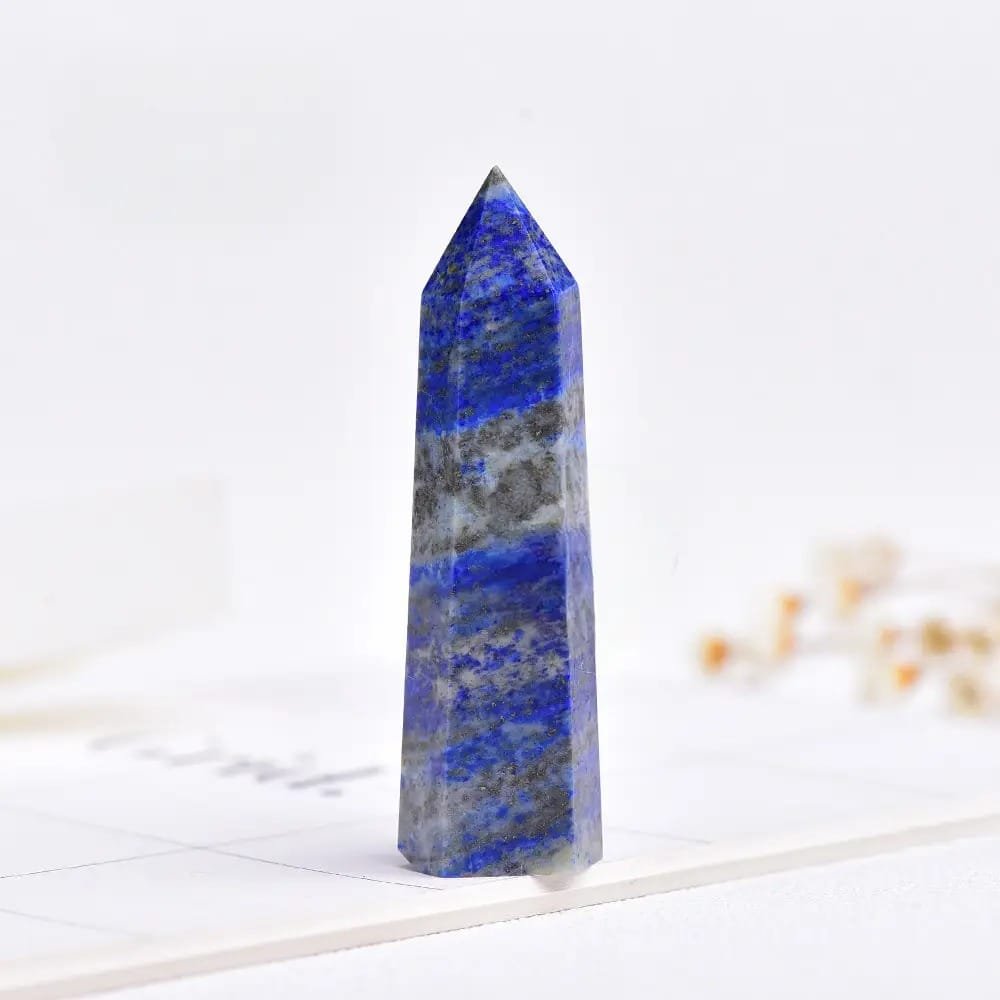 6 Sizes of Blue Lapis Lazuli Crystal Tower Wholesale