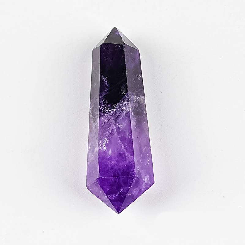 6 Sizes of Dream Amethyst Double-Terminated Crystal Point Wholesale