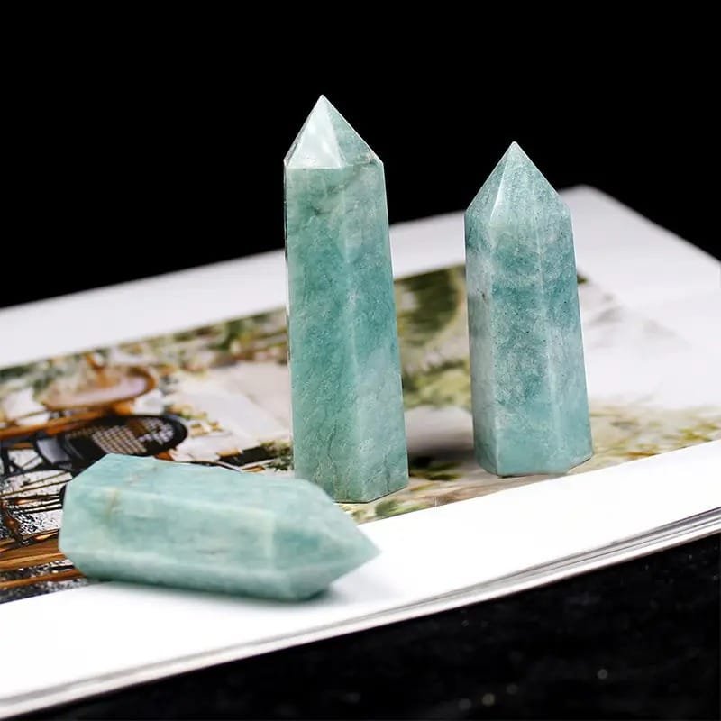1.57-1.97 in Green Amazonite Tower Size Options Wholesale