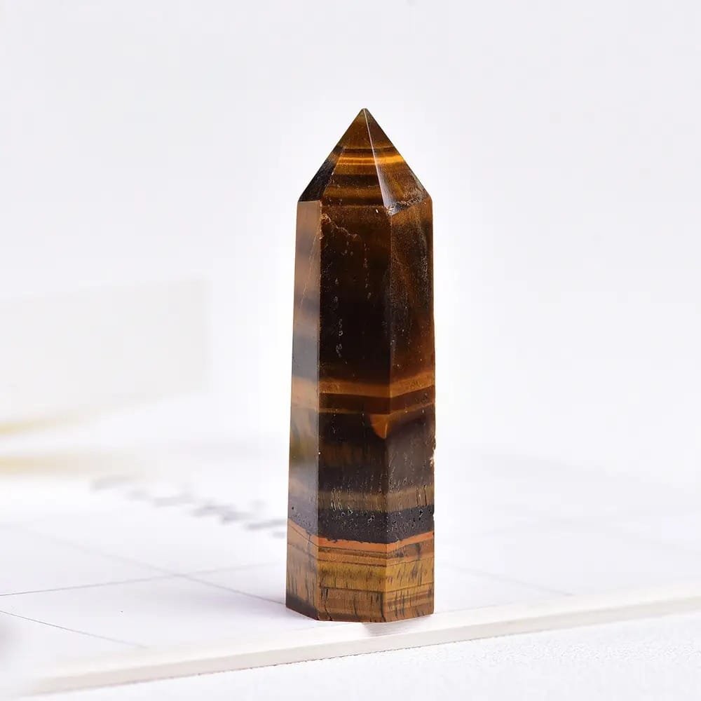 6 Sizes of Pure Brown Tigers Eye Crystal Tower Wholesale