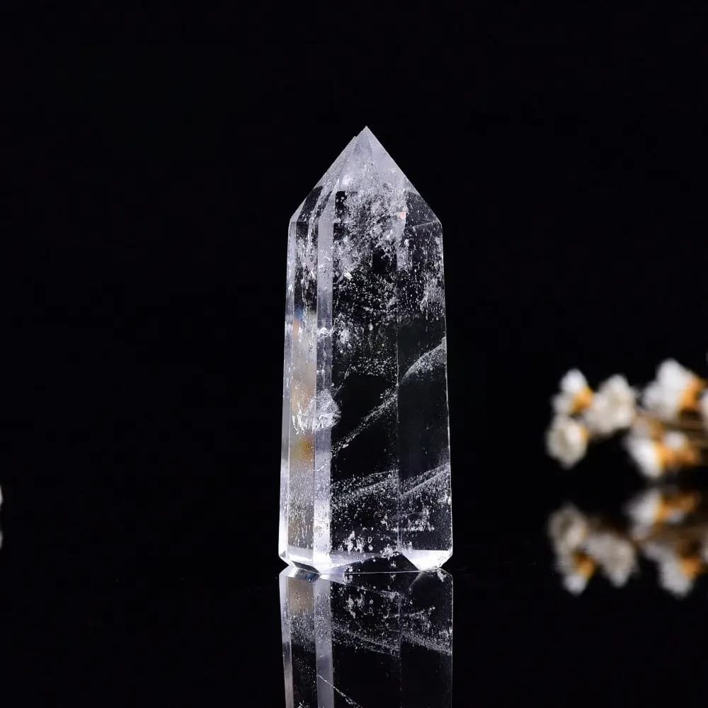 1.57-1.97 in Clear Quartz Tower Size Options Bulk