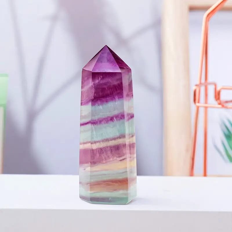 8 Sizes of Candy Color Fluorite Crystal Tower Bulk