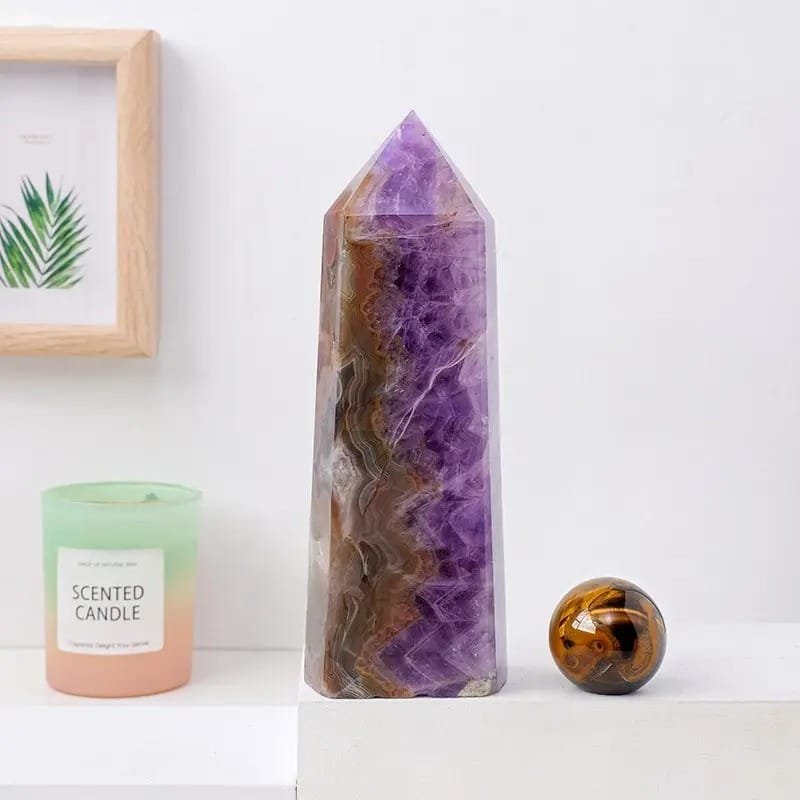 Purple Dream Amethyst Crystal Tower 0.3?C1.5kg Wholesale