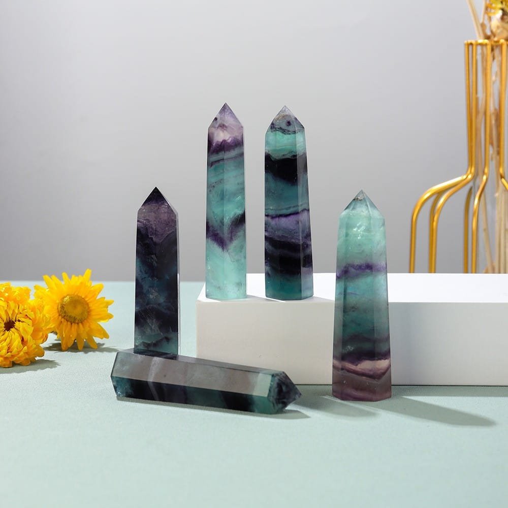 1.18-3.94 in Fluorite Tower 2 Color Wholesale