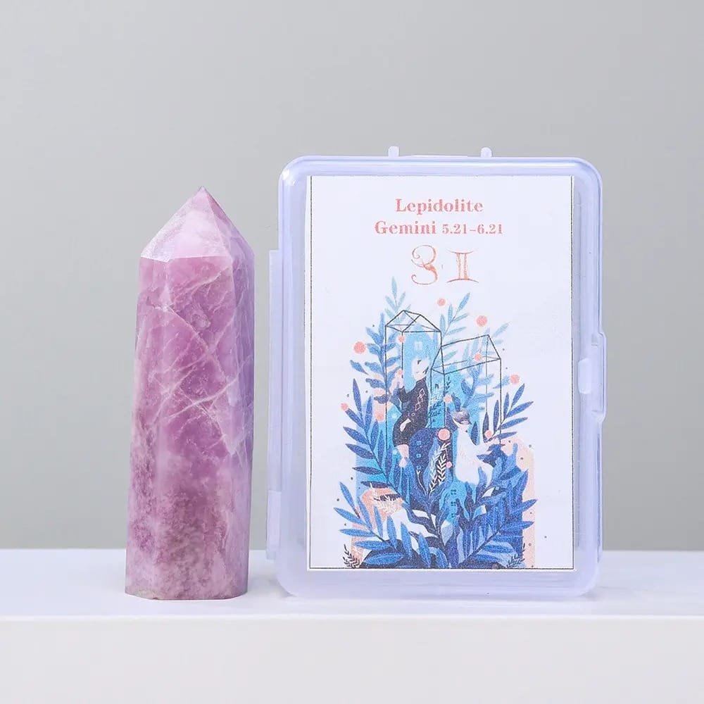 Lepidolite Tower 0.98 in Wholesale