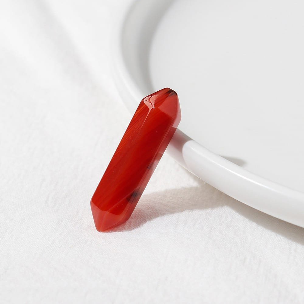 Red Agate Double Terminated Point 1.18 in