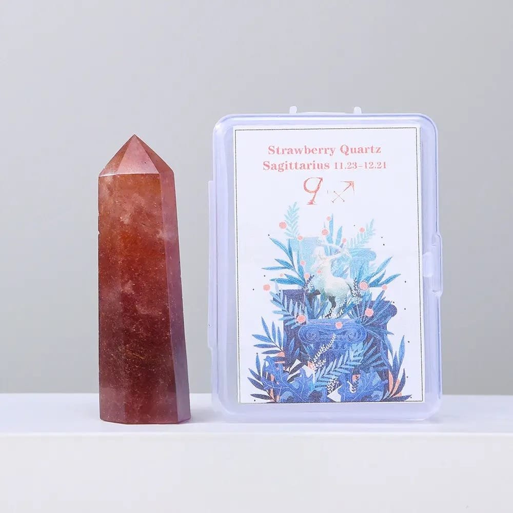 Strawberry Quartz Tower 0.98 in Bulk