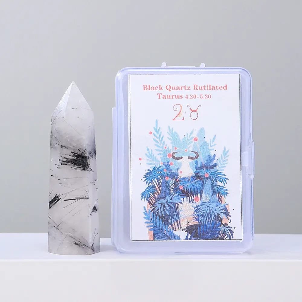 Tourmalinated Quartz Tower 0.98 in Wholesale