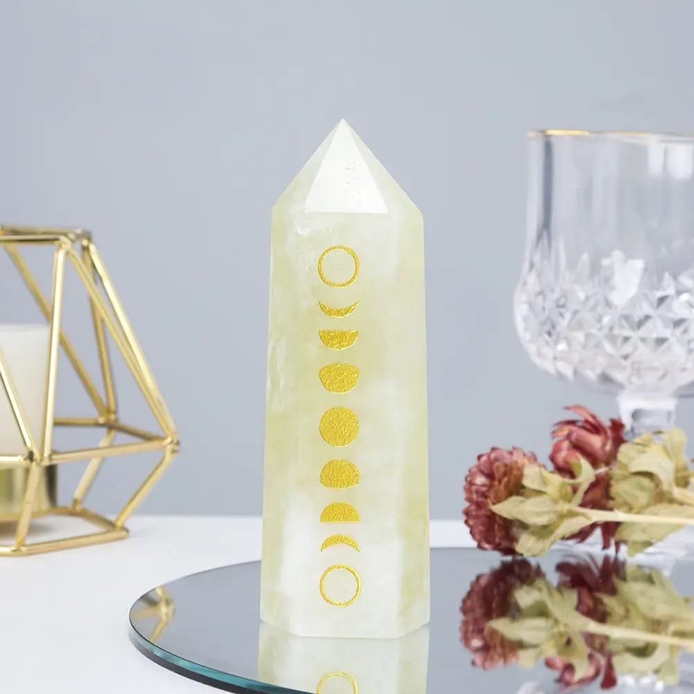 Citrine Moon Phase Tower 3.94 in Wholesale
