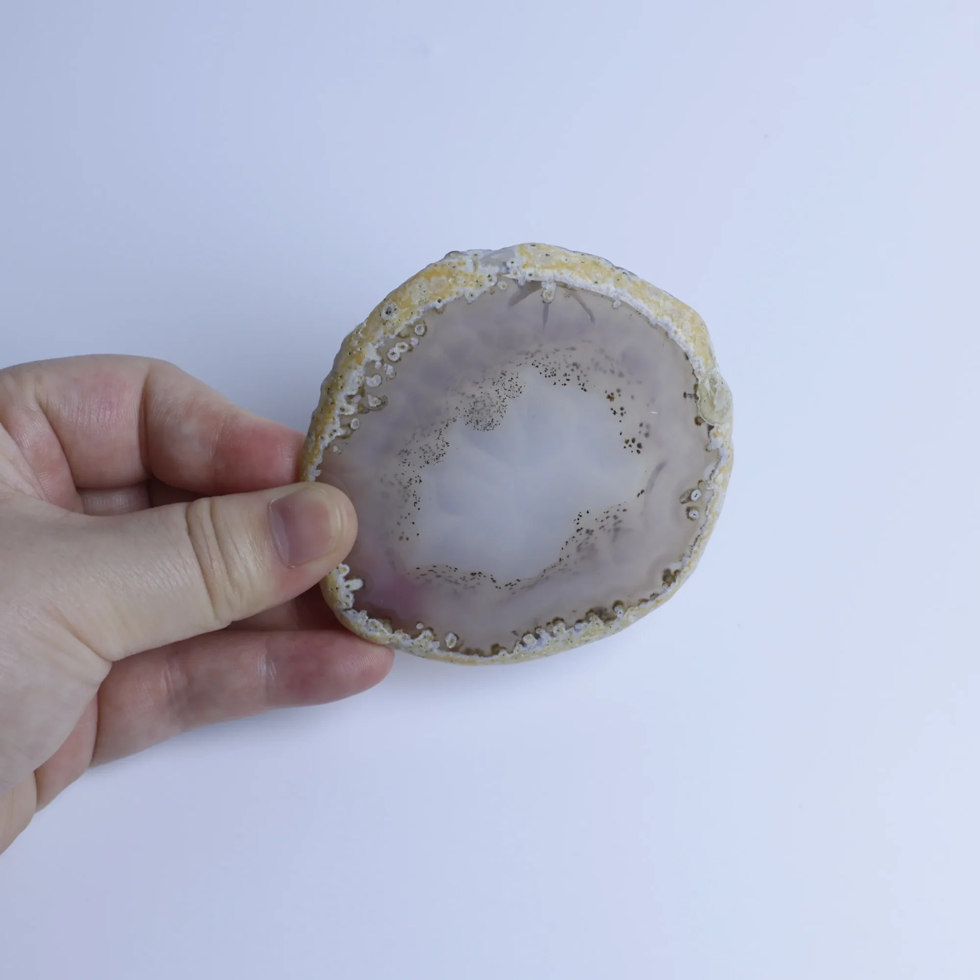 Natural Brazilian Agate Slices 2.4-3.1 in - 1