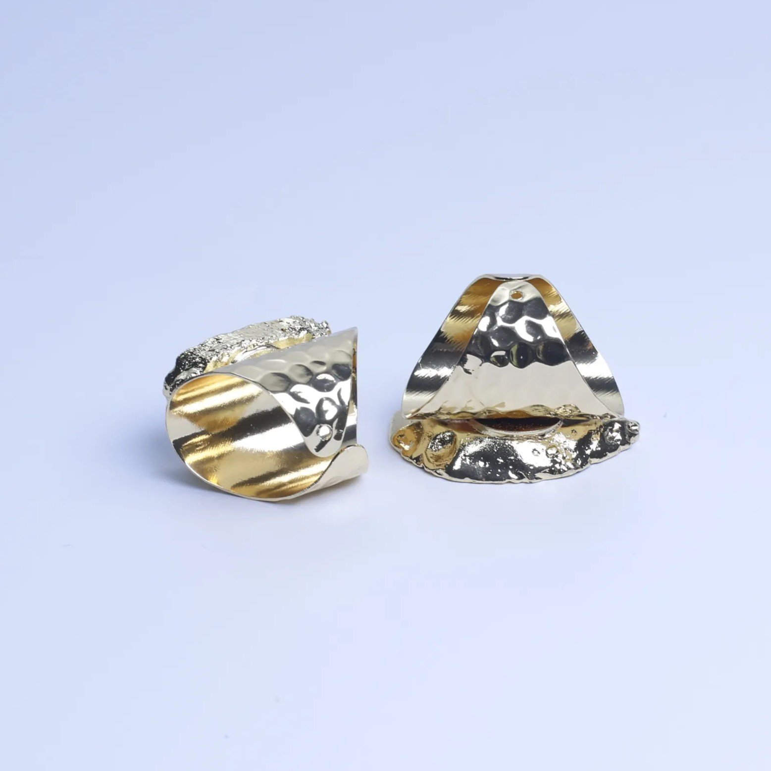 Natural Brazilian Geode Druzy Agate Slice Adjustable Ring - 3